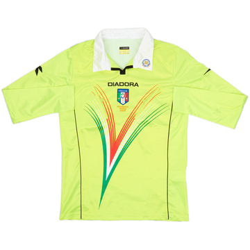 2011-12 Italy Diadora Referee L/S Shirt - 9/10 - (S)
