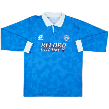 1994-96 Napoli Home L/S Shirt - 6/10 - (L)