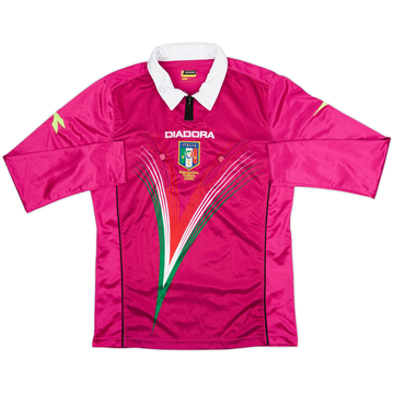 2011-12 Italy Diadora Referee L/S Shirt - 8/10 - (M)