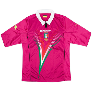 2011-12 Italy Diadora Referee L/S Shirt - 9/10 - (M)