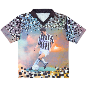 1995-96 Juventus Graphic Fan Shirt Del Piero #10 - 8/10 - (L)