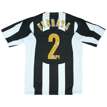 2004-05 Juventus Match Issue Champions League Home Shirt Ferrara #2