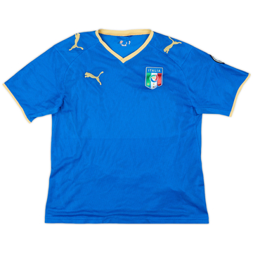 2007-08 Italy Home Shirt - 7/10 - (L.Boys)