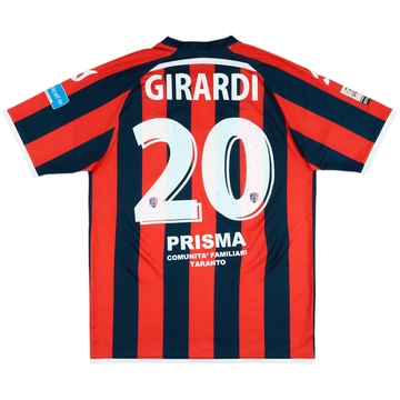 2016-17 Taranto Match Issue Home Shirt Girardi #20