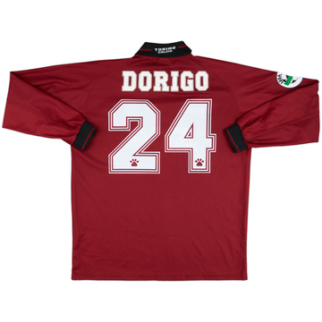 1997-98 Torino Match Issue Home L/S Shirt Dorigo #24