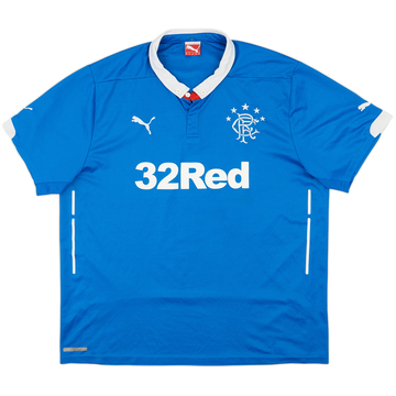 2014-15 Rangers Home Shirt - 7/10 - (XXL)