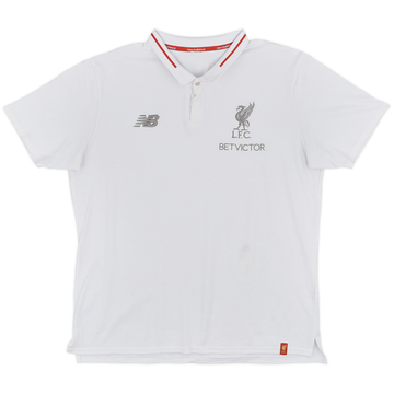 2018-19 Liverpool New Balance Polo Shirt - 6/10 - (L)