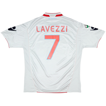 2009-10 Napoli Away Shirt Lavezzi #7 - 8/10 - (XL)