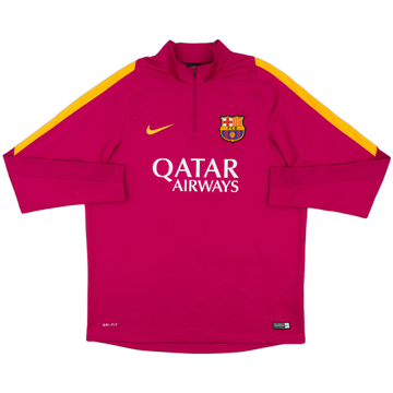 2016-17 Barcelona Nike 1/4 Zip Training Top - 8/10 - (XL)