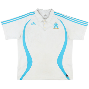 2006-07 Olympique Marseille adidas Polo Shirt - 5/10 - (L)