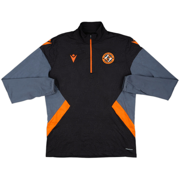 2019-20 Dundee United Macron 1/4 Zip Drill Top - 8/10 - (M)