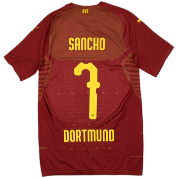 2018-19 Borussia Dortmund Authentic Third Shirt Sancho #7 (XXL)
