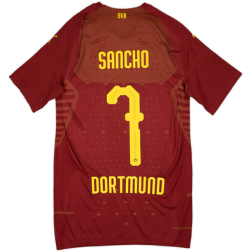 2018-19 Borussia Dortmund Authentic Third Shirt Sancho #7 (XL)