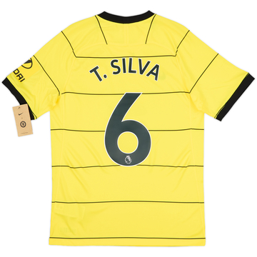 2021-22 Chelsea Away Shirt T.Silva #6 (S)