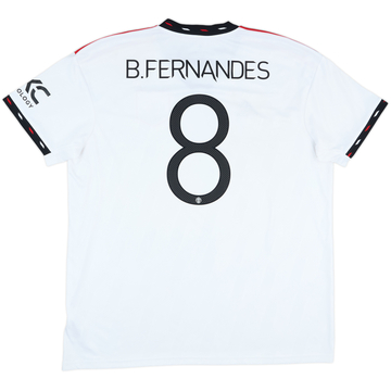 2022-23 Manchester United Away Shirt B.Fernandes #8 - 9/10 - (XXL)