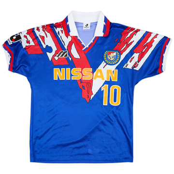 1993-94 Yokohama Marinos Home Shirt #10 - 8/10 - (M/L)