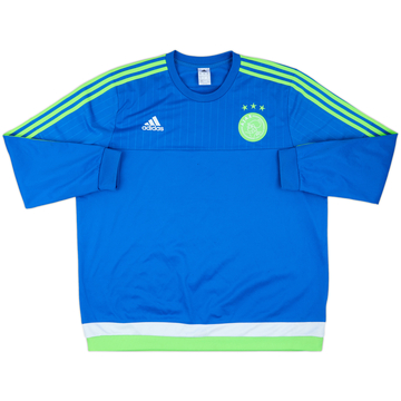 2015-16 Ajax adidas Sweat Top - 7/10 - (XXL)