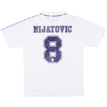 1996-97 Real Madrid Home Shirt Mijatovic #8 - 8/10 - (L.Boys)