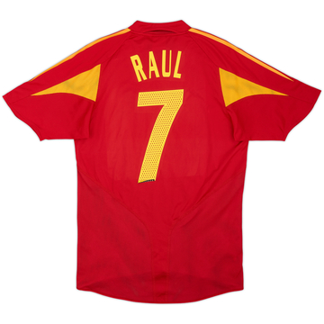 2004-06 Spain Home Shirt Raul #7 - 5/10 - (S)