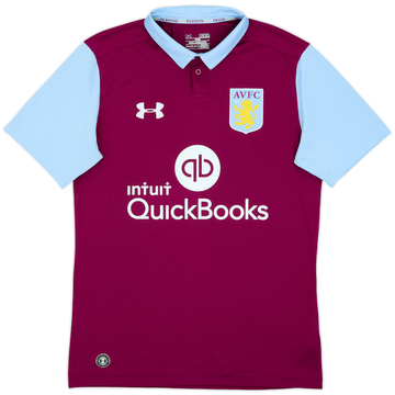 2016-17 Aston Villa Home Shirt - 9/10 - (M)