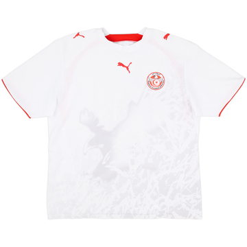 2006-07 Tunisia Home Shirt - 9/10 - (XL)