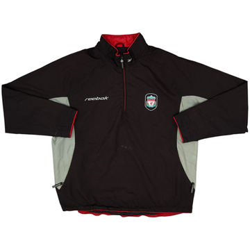 2002-03 Liverpool Reebok 1/4 Zip Drill Top - 6/10 - (XXL)