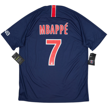 2018-19 Paris Saint-Germain Home Shirt Mbappe #7 (L)