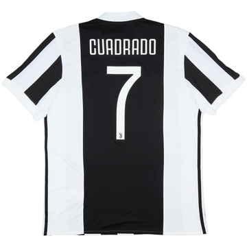 2017-18 Juventus Home Shirt Cuadrado #7 (L)