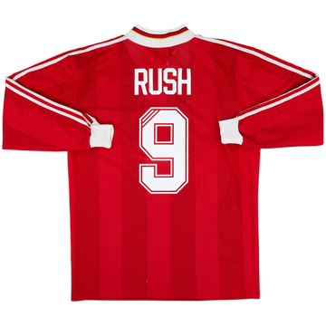 1995-96 Liverpool Home L/S Shirt Rush #9 - 8/10 - (XL)