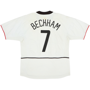 2002-03 Manchester United Away Shirt Beckham #7 - 4/10 - (L)