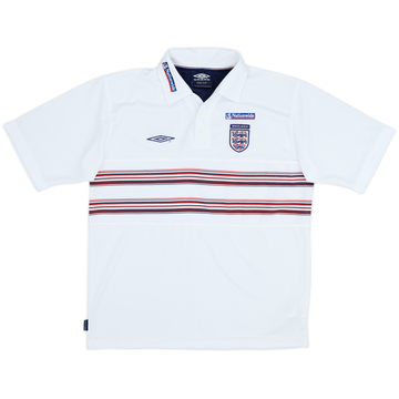 2002-03 England Umbro Polo Shirt - 9/10 - (L)