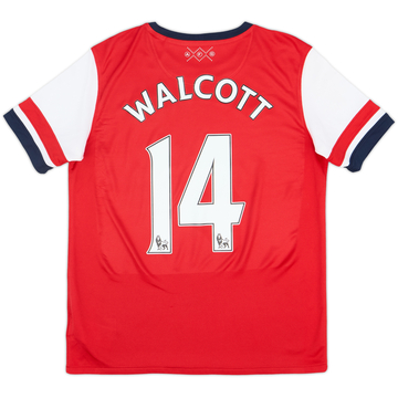 2012-14 Arsenal Home Shirt Walcott #14 - 6/10 - (XL.Boys)