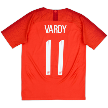 2018-19 England Away Shirt Vardy #11 - 10/10 - (XL.Boys)