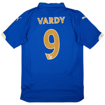 Camiseta de local del Leicester 2014-15 Vardy #9 - 6/10 - (S)
