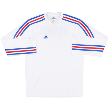 2001-02 France adidas Training L/S Shirt - 8/10 - (S)