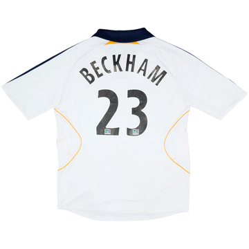 2007-08 LA Galaxy Home Shirt Beckham #23 - 6/10 - (L)