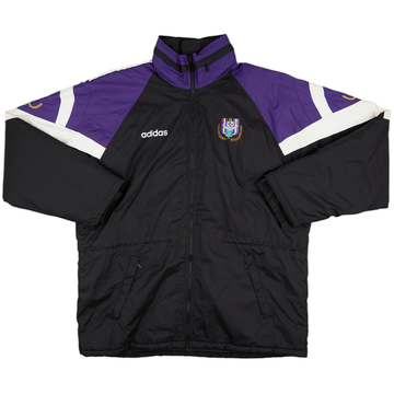 1997-98 Anderlecht adidas Padded Bench Coat - 8/10 - (XL)