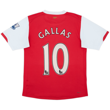 2006-08 Arsenal Home Shirt Gallas #10 - 6/10 - (S)