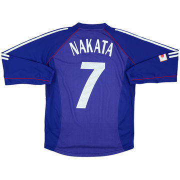 2002-04 Japan Home L/S Shirt Nakata #7 - 6/10 - (L)
