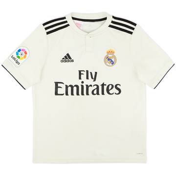 2018-19 Real Madrid Home Shirt - 6/10 - (L.Boys)