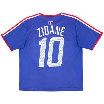 2004-06 France Basic Home Shirt Zidane #10 - 4/10 - (L)