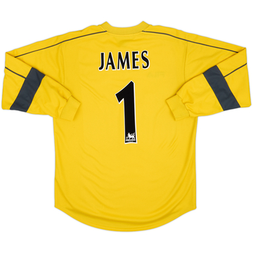2001-03 West Ham GK Shirt James #1 - 7/10 - (XL)
