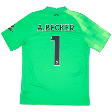 2021-22 Liverpool GK Shirt A.Becker #1 - 10/10 - (M)