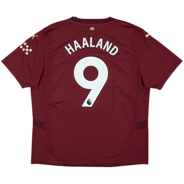 2024-25 Manchester City Third Shirt Haaland #9 - 10/10 - (XL)