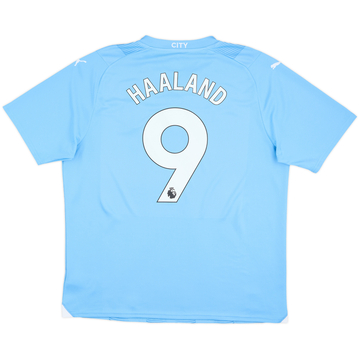 2023-24 Manchester City Home Shirt Haaland #9 - 10/10 - (XL)