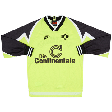 1995-96 Borussia Dortmund Home L/S Shirt - 8/10 - (S)