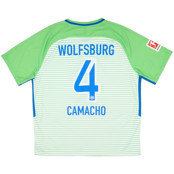 2017-18 Wolfsburg Home Shirt Camacho #4 - 6/10 - (XXL)