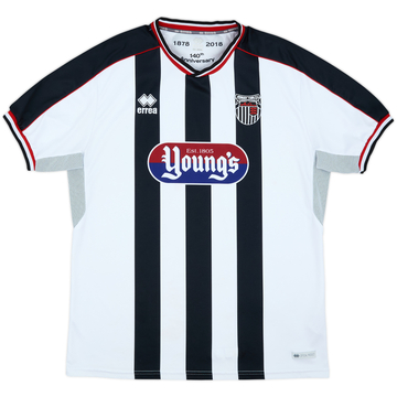 2018-19 Grimsby Town Home Shirt - 7/10 - (3XL)