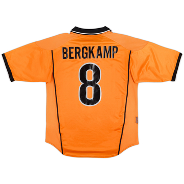 1998-00 Netherlands Home Shirt Bergkamp #8 - 8/10 - (M)