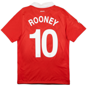 2010-11 Manchester United Home Shirt Rooney #10 - 6/10 - (S)
